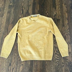 LAST CHANCE Emile Lafaurie Men’s Yelow Wool Sweater